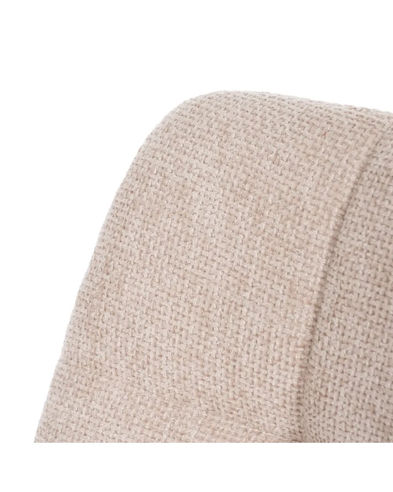 SILLA BEIGE TEJIDO-METAL CONTRACT 44 X 42 X 89 CM