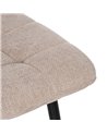 SILLA BEIGE TEJIDO-METAL CONTRACT 44 X 42 X 89 CM