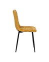 SILLA AMARILLO TEJIDO-METAL CONTRACT 44 X 42 X 89 CM