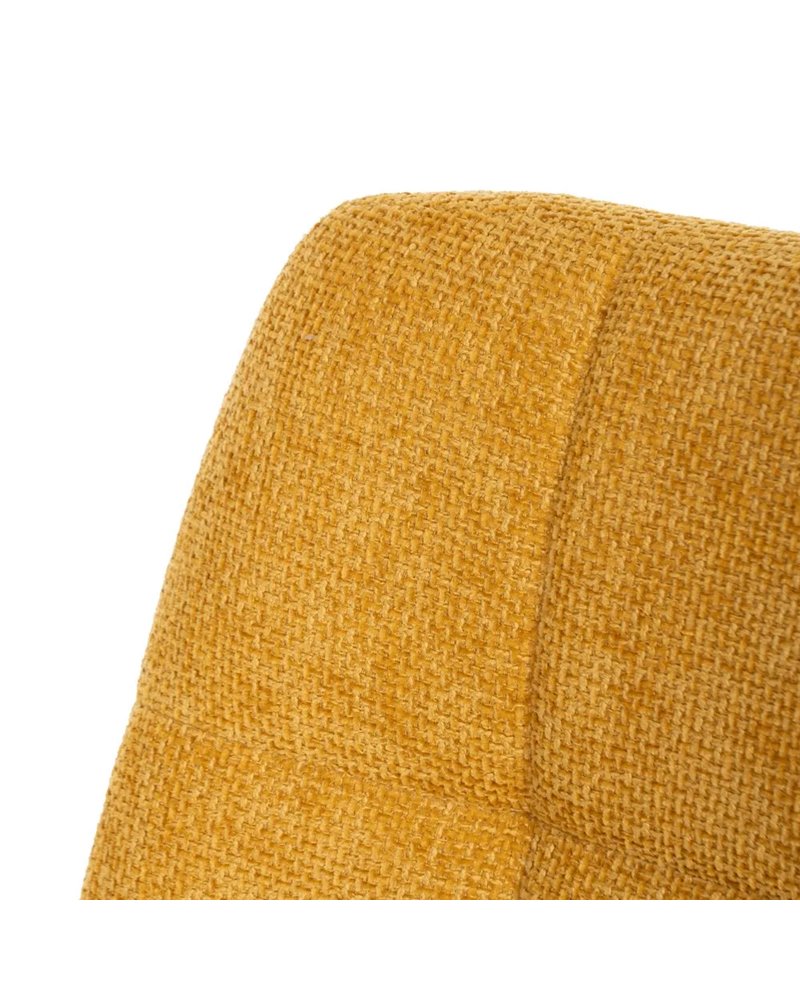 SILLA AMARILLO TEJIDO-METAL CONTRACT 44 X 42 X 89 CM