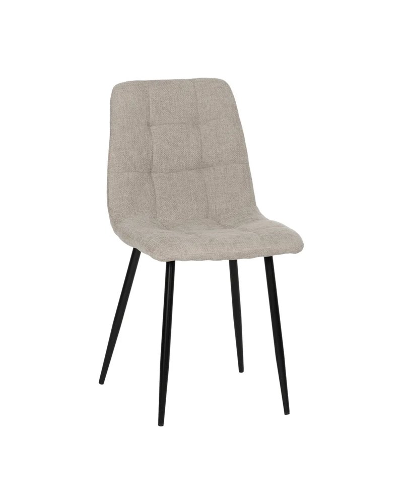 SILLA GRIS TEJIDO-METAL CONTRACT 44 X 42 X 89 CM