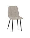 SILLA GRIS TEJIDO-METAL CONTRACT 44 X 42 X 89 CM