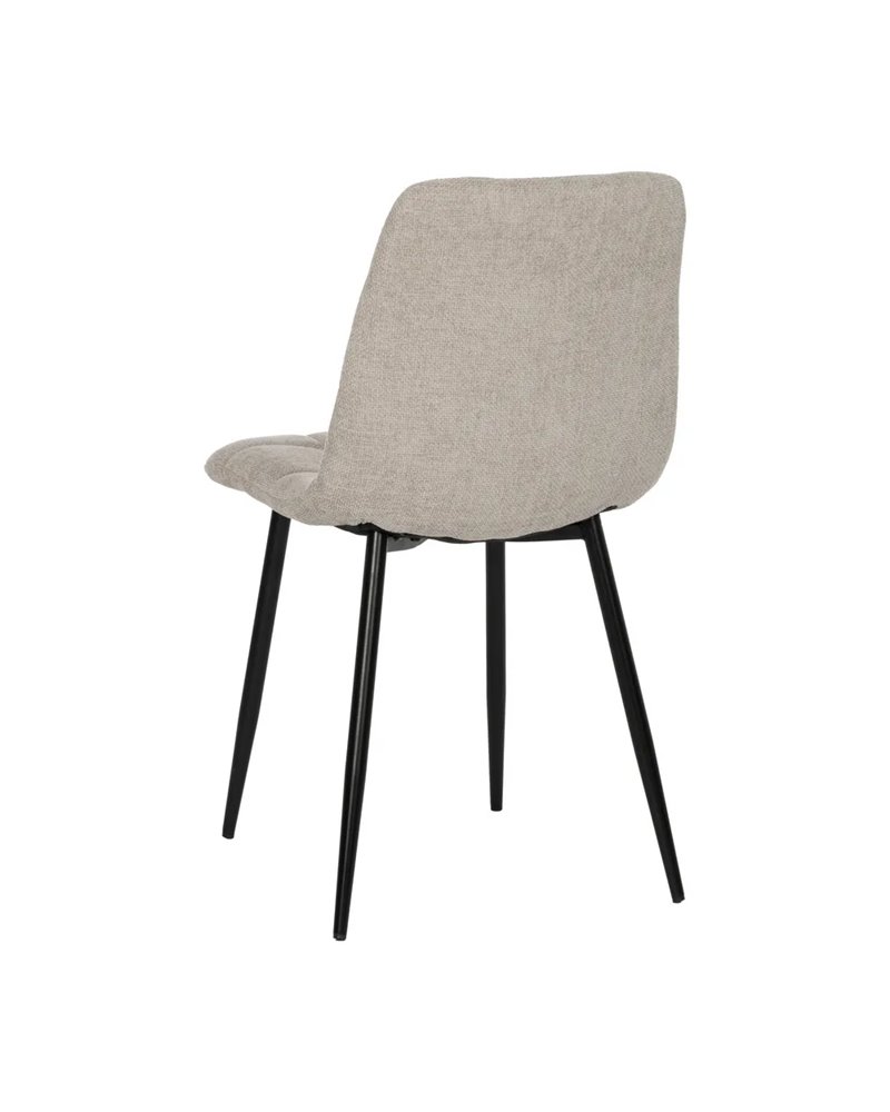 SILLA GRIS TEJIDO-METAL CONTRACT 44 X 42 X 89 CM