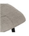 SILLA GRIS TEJIDO-METAL CONTRACT 44 X 42 X 89 CM