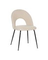 SILLA BLANCO TEJIDO-METAL CONTRACT 49 X 60 X 81 CM