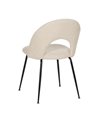 SILLA BLANCO TEJIDO-METAL CONTRACT 49 X 60 X 81 CM
