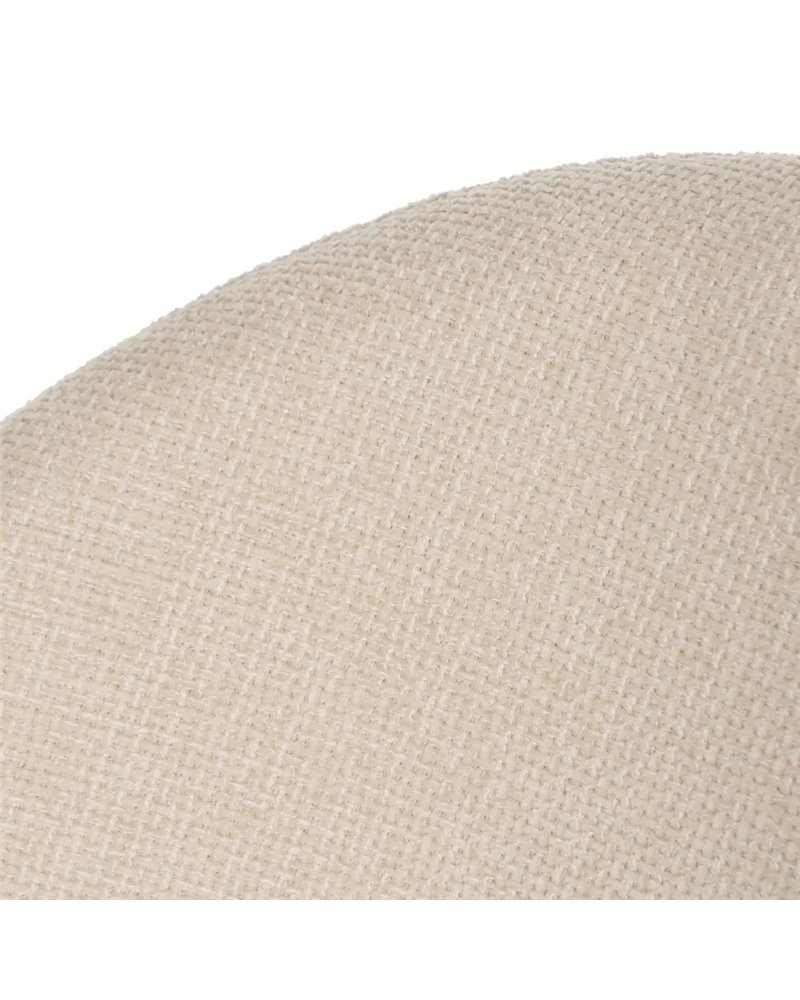 SILLA BLANCO TEJIDO-METAL CONTRACT 49 X 60 X 81 CM