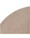 SILLA BEIGE TEJIDO-METAL CONTRACT 49 X 60 X 81 CM