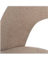 SILLA BEIGE TEJIDO-METAL CONTRACT 49 X 60 X 81 CM