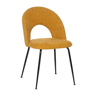 SILLA AMARILLO TEJIDO-METAL...