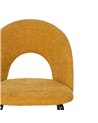 SILLA AMARILLO TEJIDO-METAL CONTRACT 49 X 60 X 81 CM