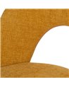 SILLA AMARILLO TEJIDO-METAL CONTRACT 49 X 60 X 81 CM
