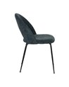 SILLA AZUL TEJIDO-METAL CONTRACT 49 X 60 X 81 CM