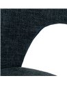 SILLA AZUL TEJIDO-METAL CONTRACT 49 X 60 X 81 CM