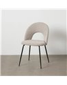 SILLA GRIS TEJIDO-METAL CONTRACT 49 X 60 X 81 CM