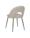 SILLA GRIS TEJIDO-METAL CONTRACT 49 X 60 X 81 CM