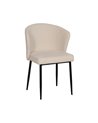 SILLA BLANCO TEJIDO-METAL CONTRACT 59 X 55 X 80 CM