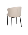 SILLA BLANCO TEJIDO-METAL CONTRACT 59 X 55 X 80 CM