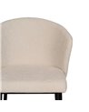 SILLA BLANCO TEJIDO-METAL CONTRACT 59 X 55 X 80 CM