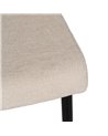 SILLA BLANCO TEJIDO-METAL CONTRACT 59 X 55 X 80 CM
