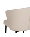 SILLA BLANCO TEJIDO-METAL CONTRACT 59 X 55 X 80 CM