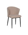 SILLA BEIGE TEJIDO-METAL CONTRACT 59 X 55 X 80 CM