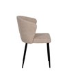SILLA BEIGE TEJIDO-METAL CONTRACT 59 X 55 X 80 CM
