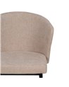 SILLA BEIGE TEJIDO-METAL CONTRACT 59 X 55 X 80 CM
