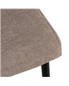 SILLA BEIGE TEJIDO-METAL CONTRACT 59 X 55 X 80 CM