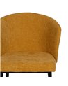SILLA AMARILLO TEJIDO-METAL CONTRACT 59 X 55 X 80 CM