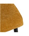 SILLA AMARILLO TEJIDO-METAL CONTRACT 59 X 55 X 80 CM