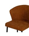 SILLA MARRÓN TEJIDO-METAL CONTRACT 59 X 55 X 80 CM