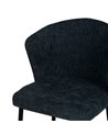 SILLA AZUL TEJIDO-METAL CONTRACT 59 X 55 X 80 CM