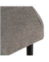 SILLA GRIS TEJIDO-METAL CONTRACT 59 X 55 X 80 CM