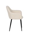SILLA BLANCO TEJIDO-METAL CONTRACT 60 X 59 X 83 CM
