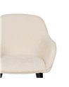 SILLA BLANCO TEJIDO-METAL CONTRACT 60 X 59 X 83 CM