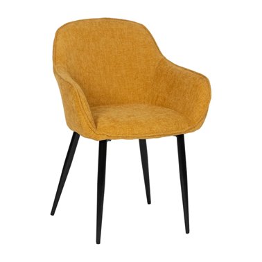 SILLA AMARILLO TEJIDO-METAL...