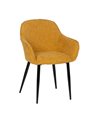 SILLA AMARILLO TEJIDO-METAL CONTRACT 60 X 59 X 83 CM