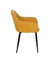 SILLA AMARILLO TEJIDO-METAL CONTRACT 60 X 59 X 83 CM