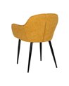 SILLA AMARILLO TEJIDO-METAL CONTRACT 60 X 59 X 83 CM