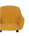 SILLA AMARILLO TEJIDO-METAL CONTRACT 60 X 59 X 83 CM