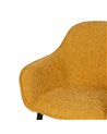 SILLA AMARILLO TEJIDO-METAL CONTRACT 60 X 59 X 83 CM