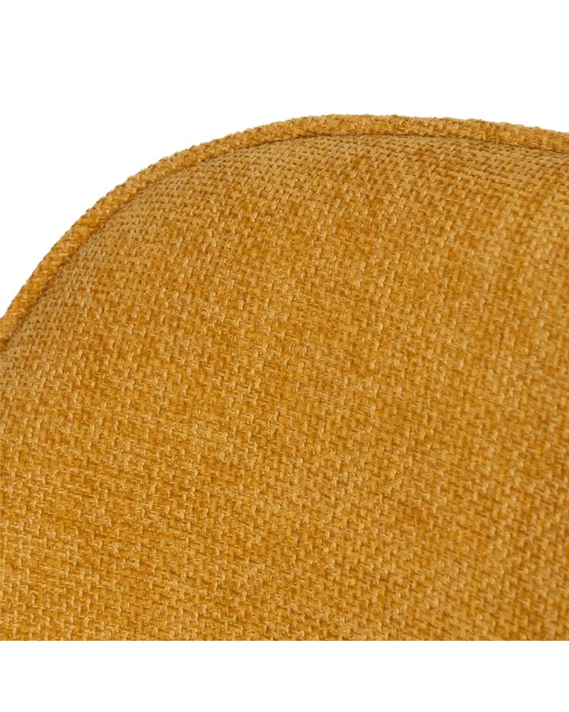 SILLA AMARILLO TEJIDO-METAL CONTRACT 60 X 59 X 83 CM