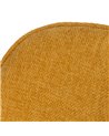SILLA AMARILLO TEJIDO-METAL CONTRACT 60 X 59 X 83 CM