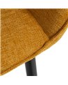 SILLA AMARILLO TEJIDO-METAL CONTRACT 60 X 59 X 83 CM