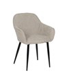 SILLA GRIS TEJIDO-METAL CONTRACT 60 X 59 X 83 CM