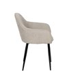 SILLA GRIS TEJIDO-METAL CONTRACT 60 X 59 X 83 CM