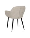 SILLA GRIS TEJIDO-METAL CONTRACT 60 X 59 X 83 CM
