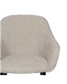 SILLA GRIS TEJIDO-METAL CONTRACT 60 X 59 X 83 CM