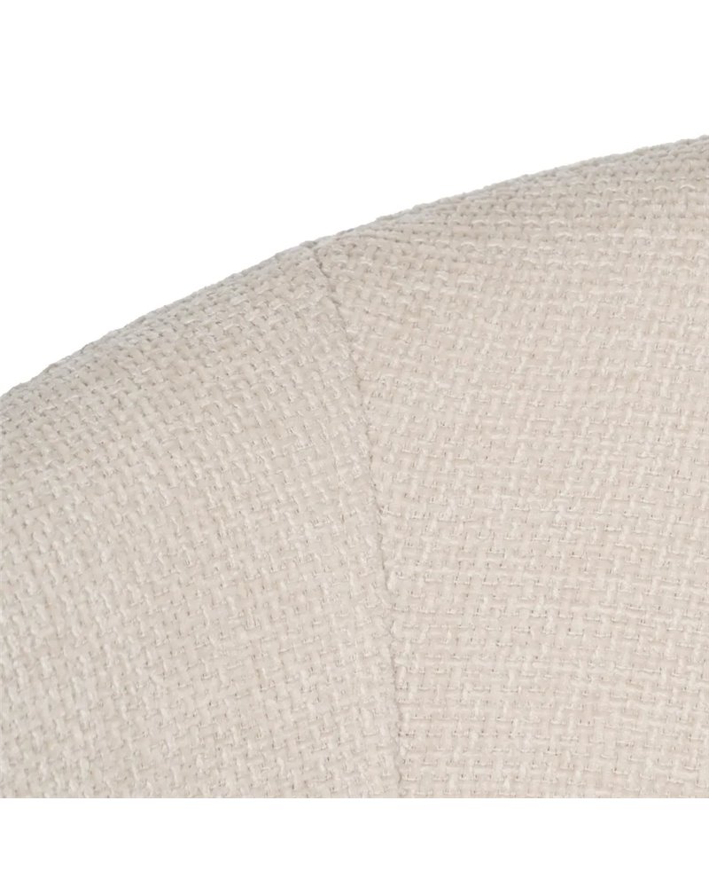 SILLA BLANCO TEJIDO-METAL CONTRACT 60 X 57 X 79 CM